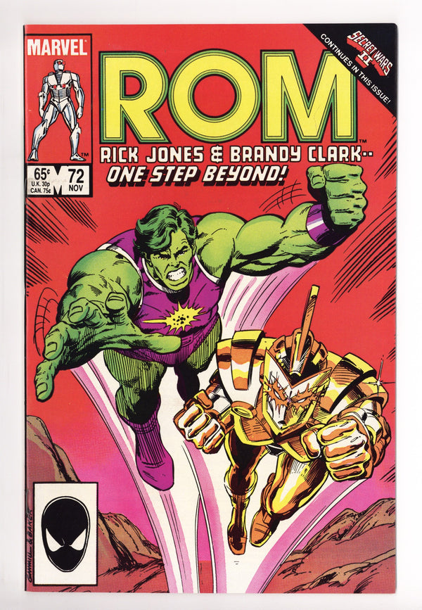 Rom Vol 1 72 High Grade (1985)