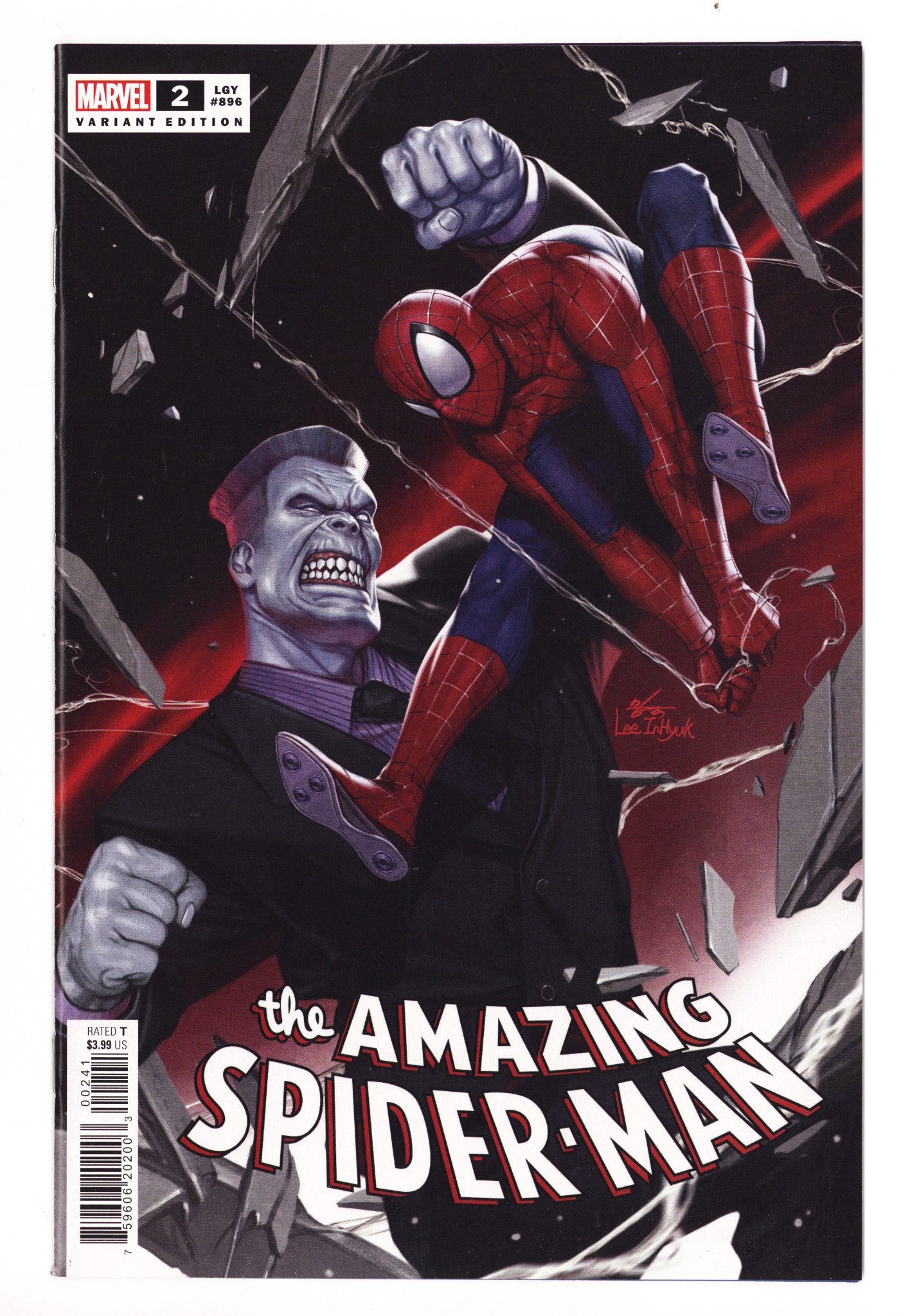 The Amazing Spider-Man Vol 6 2 (896) High Grade (2022) Lee Variant 