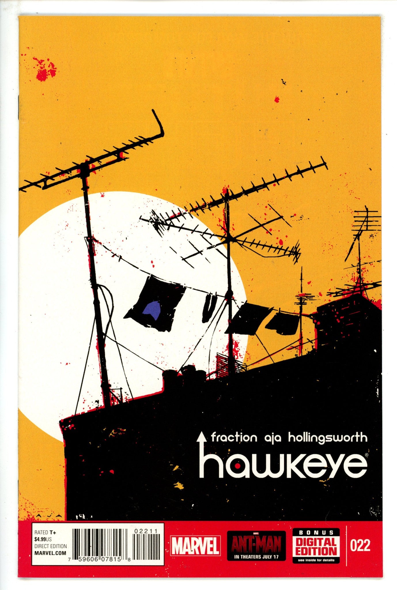 Hawkeye Vol 4 22 High Grade (2015) 