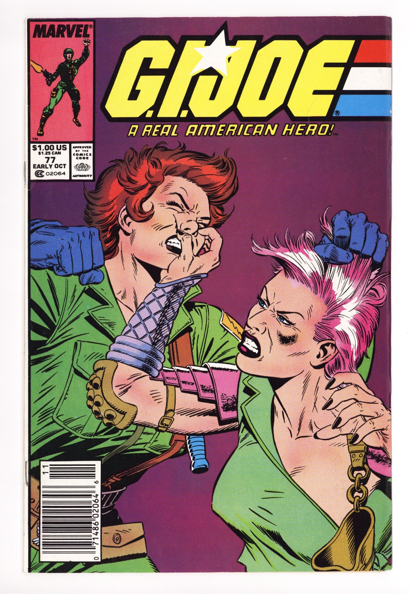 G.I. Joe, A Real American Hero 77 Mid Grade (1988) Newsstand 