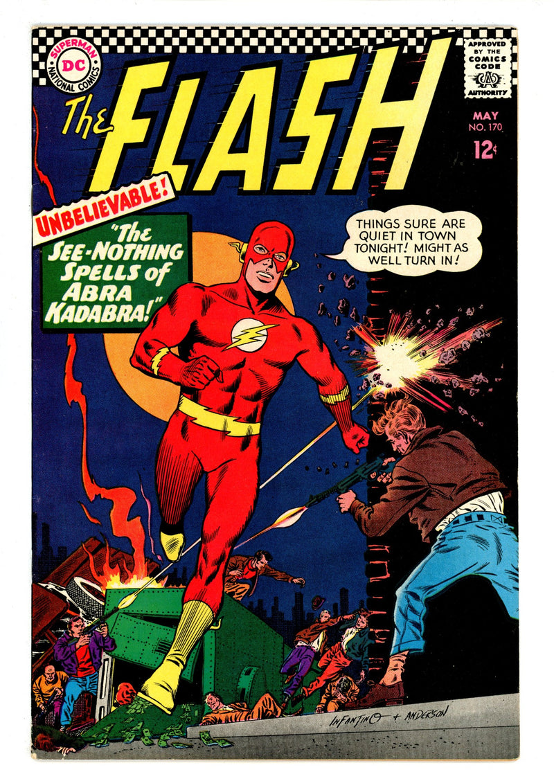 The Flash Vol 1 170 VF- (7.5) (1967) 