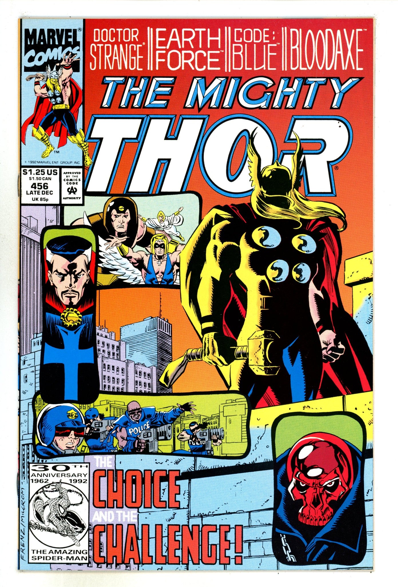 Thor Vol 1 456 High Grade (1992) 