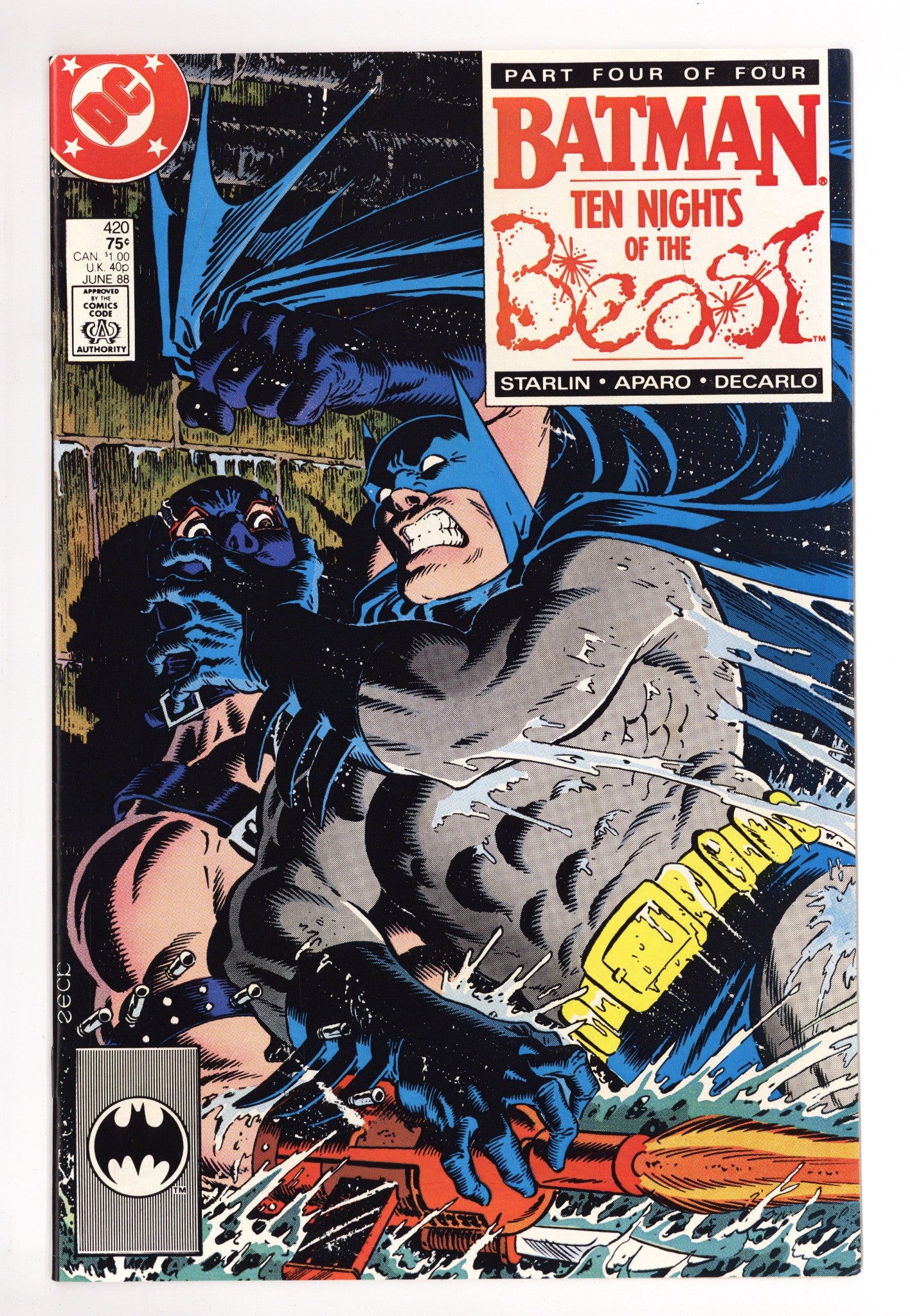 Batman Vol 1 420 Mid Grade (1988) 