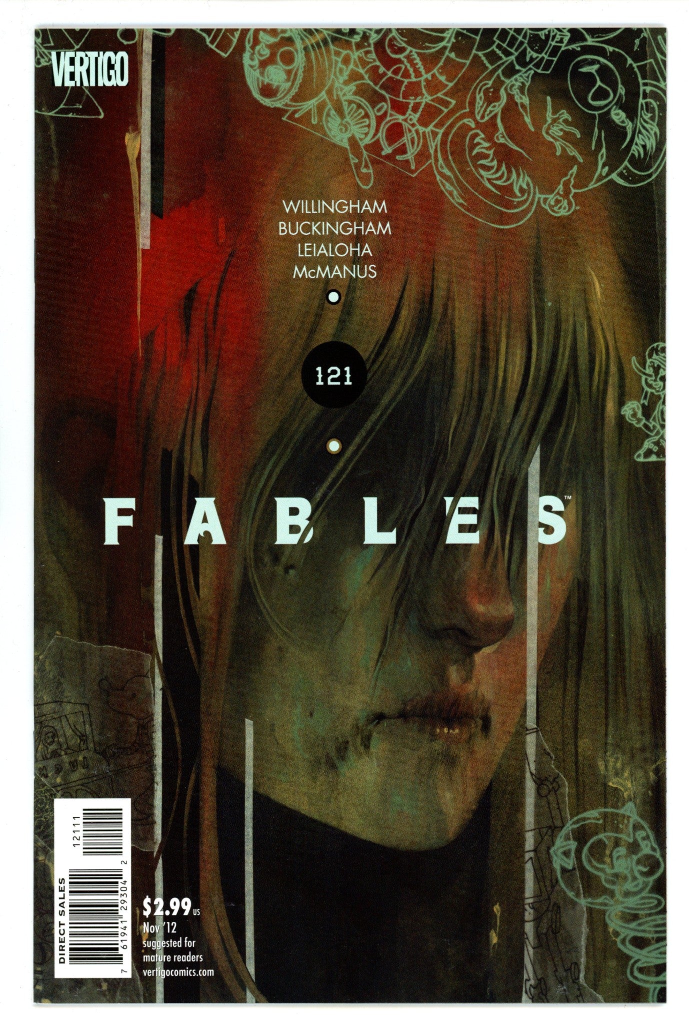 Fables 121 High Grade (2012) 