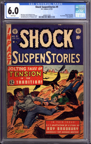 Shock SuspenStories Vol 1 9 CGC 6.0 (FN) (1953)