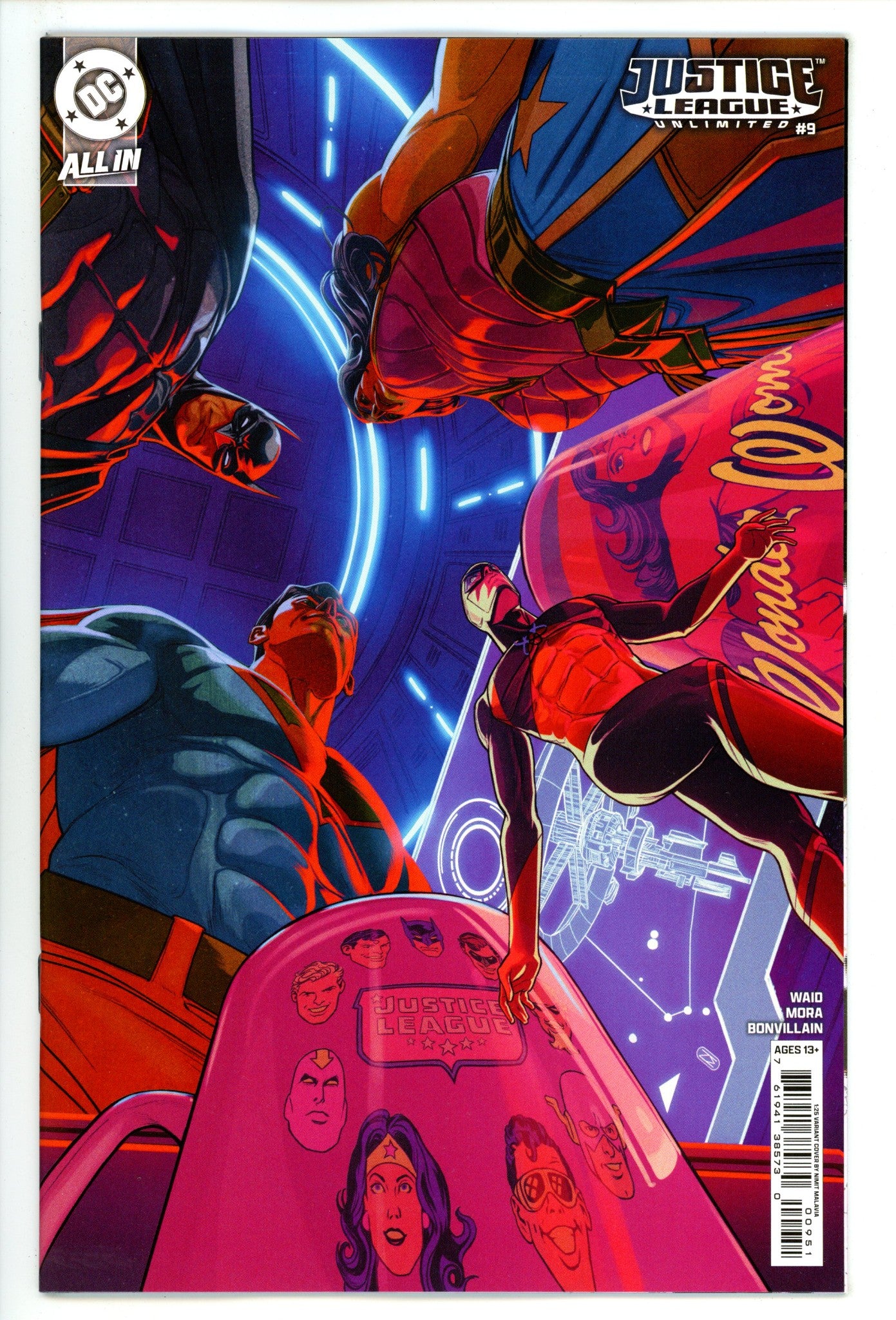 Justice League Unlimited Vol 2 9 Malavia Incentive NM (2025)