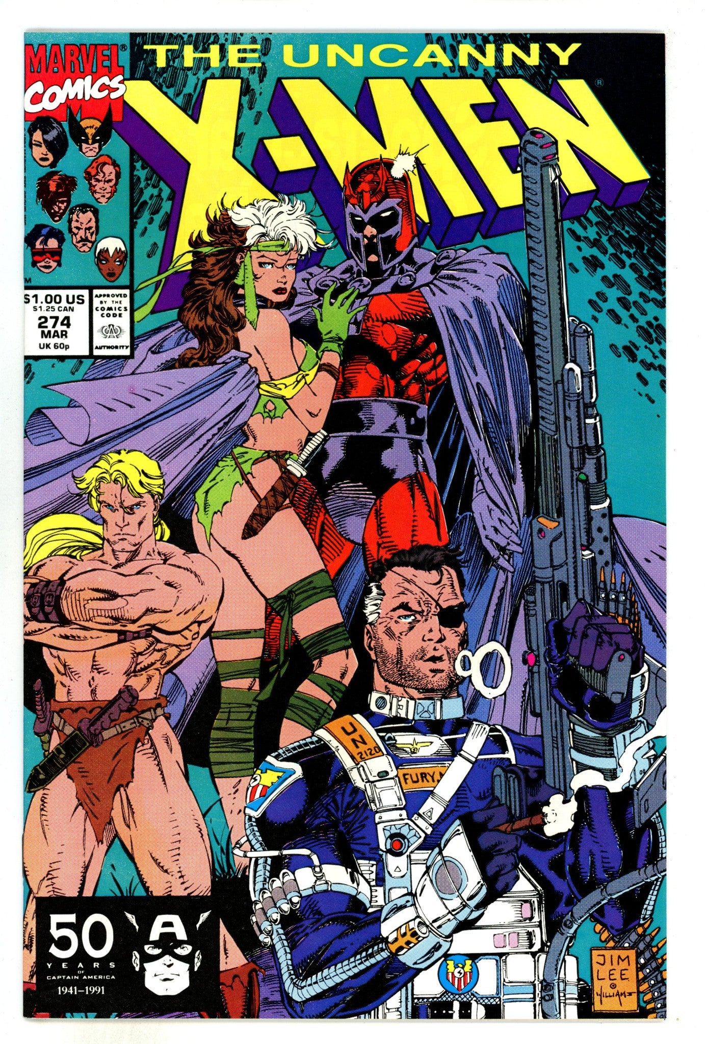 The Uncanny X-Men Vol 1 274  High Grade  (1991)  