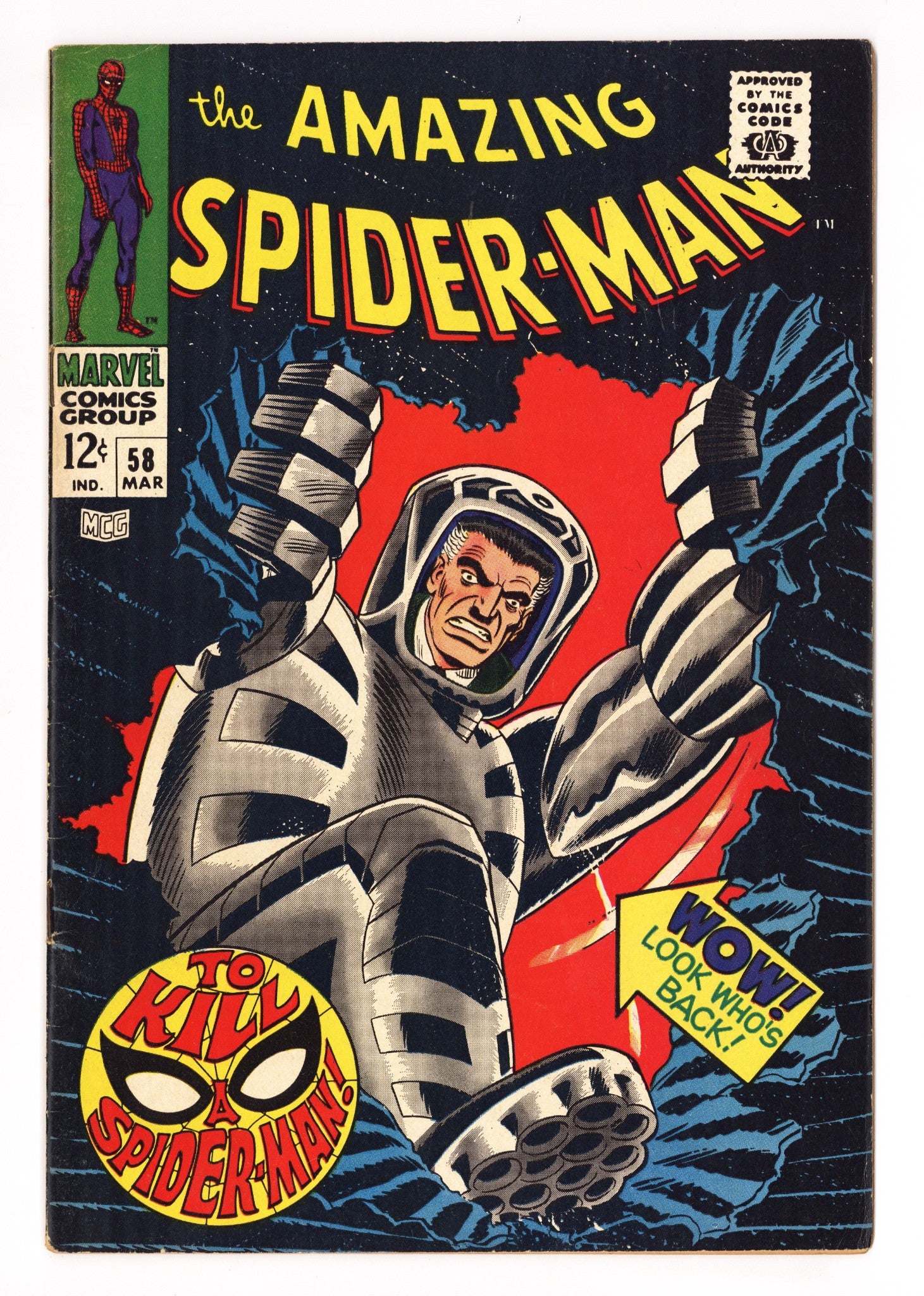 The Amazing Spider-Man Vol 1 58 FN (6.0) (1968) 