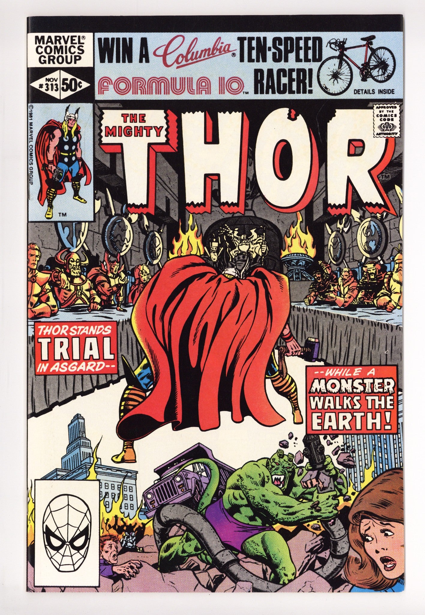 Thor Vol 1 313 High Grade (1981) 