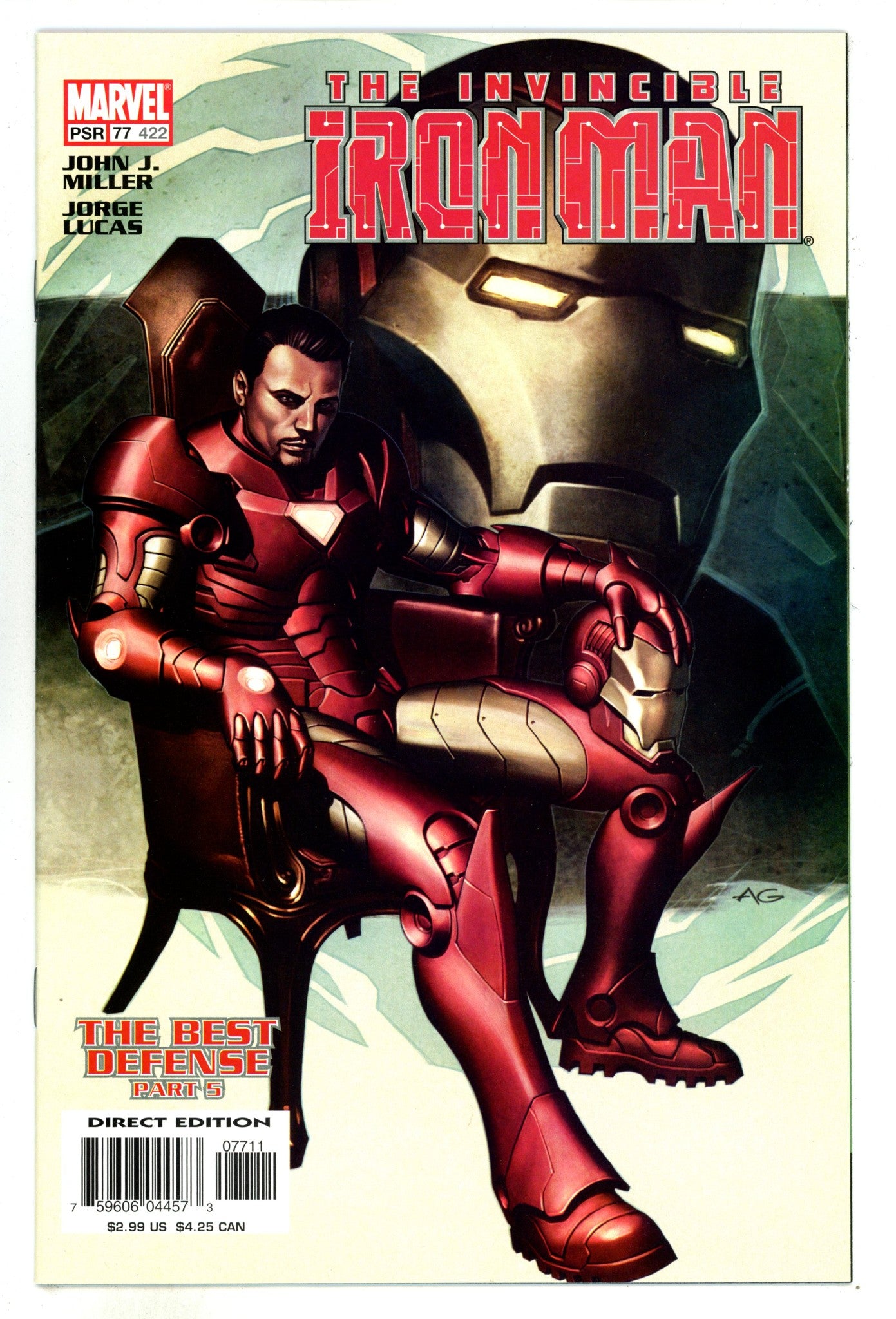 Iron Man Vol 3 77 (422) High Grade (2004) 