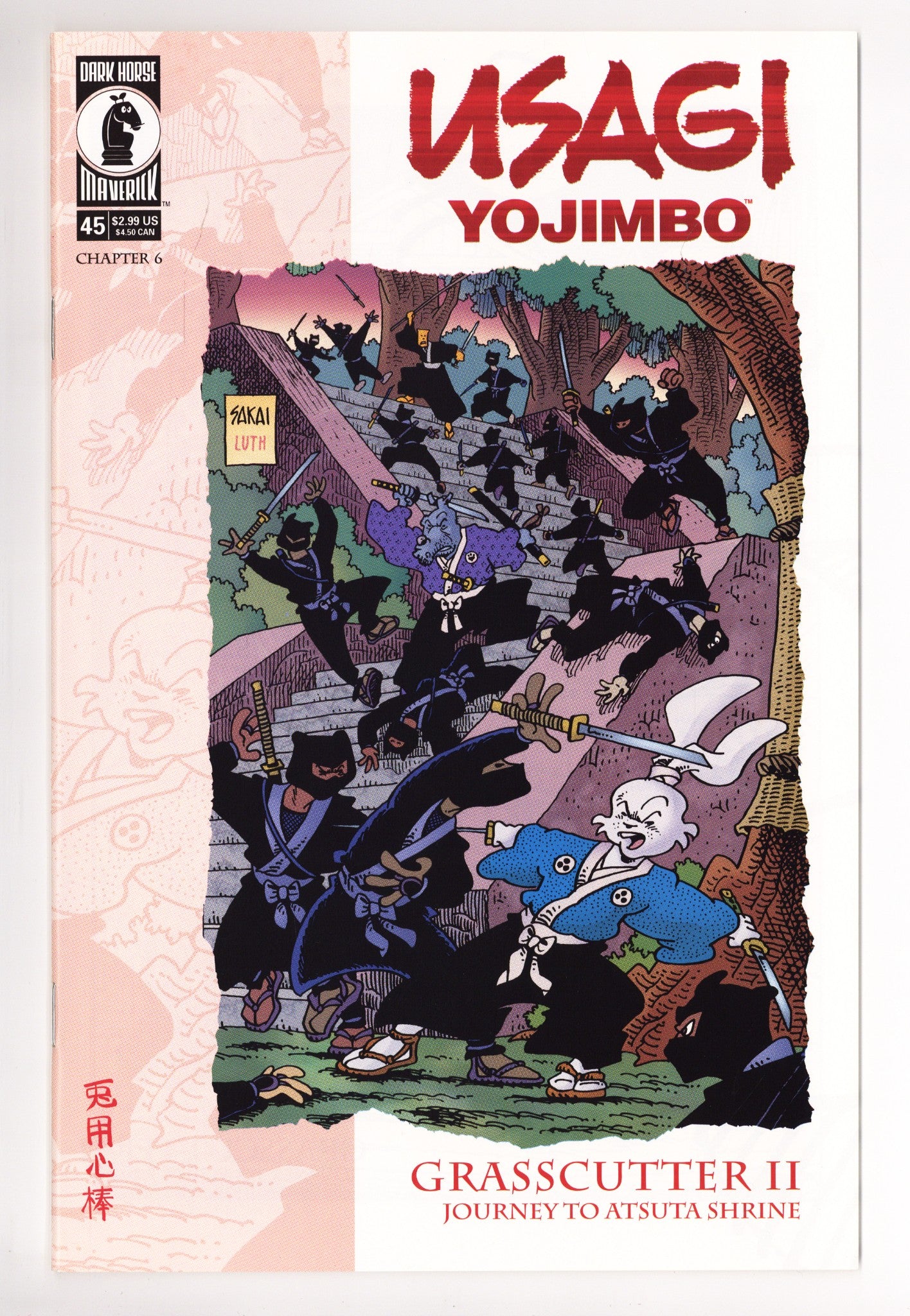 Usagi Yojimbo Vol 3 45 High Grade (2001) 