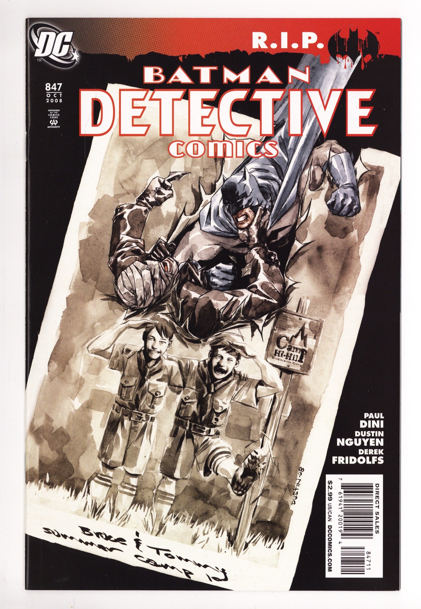 Detective Comics Vol 1 847 High Grade (2008) 
