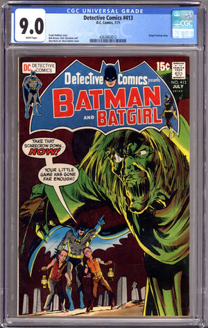 Detective Comics Vol 1 413 CGC 9.0 (VF/NM) (1971)
