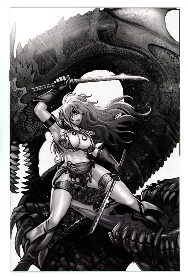 Red Sonja Death And The Devil 1 Norman B&W Virgin Incentive Variant (2024)