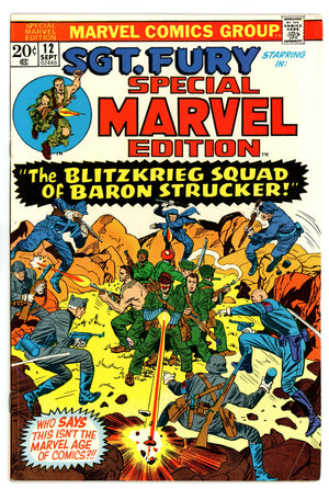 Special Marvel Edition 12 FN/VF (7.0) (1973)