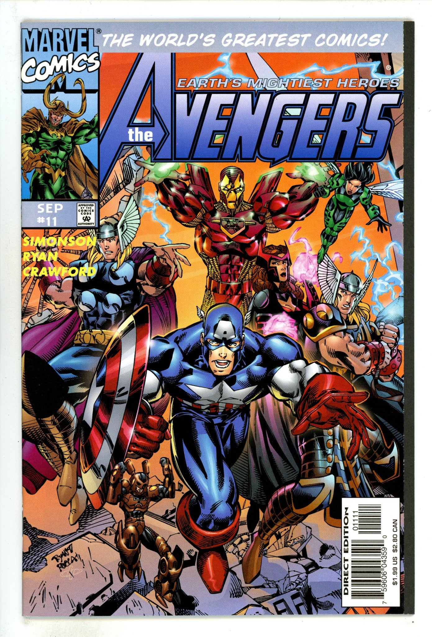 Avengers Vol 2 11 High Grade (1997) 