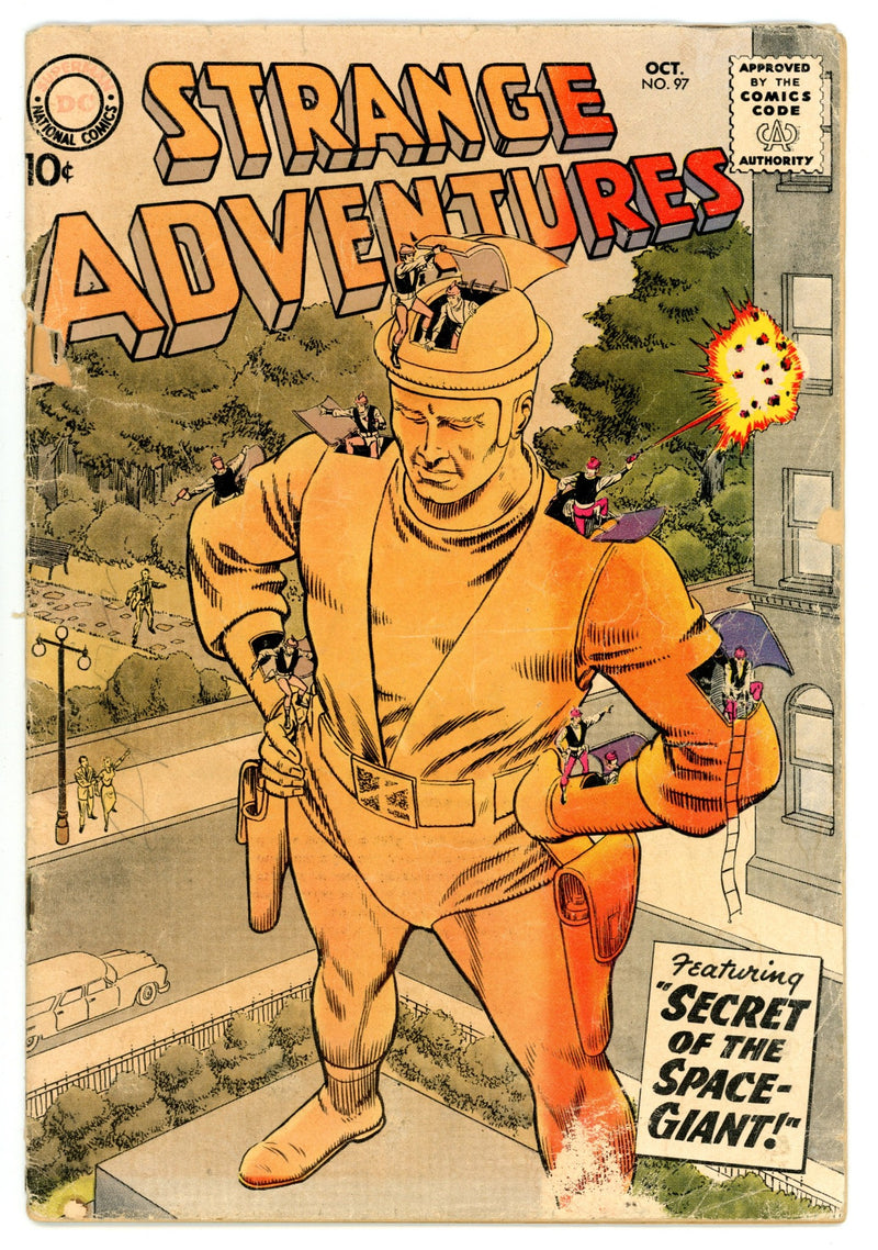 Strange Adventures Vol 1 97  GD (2.0)   (1958)        
