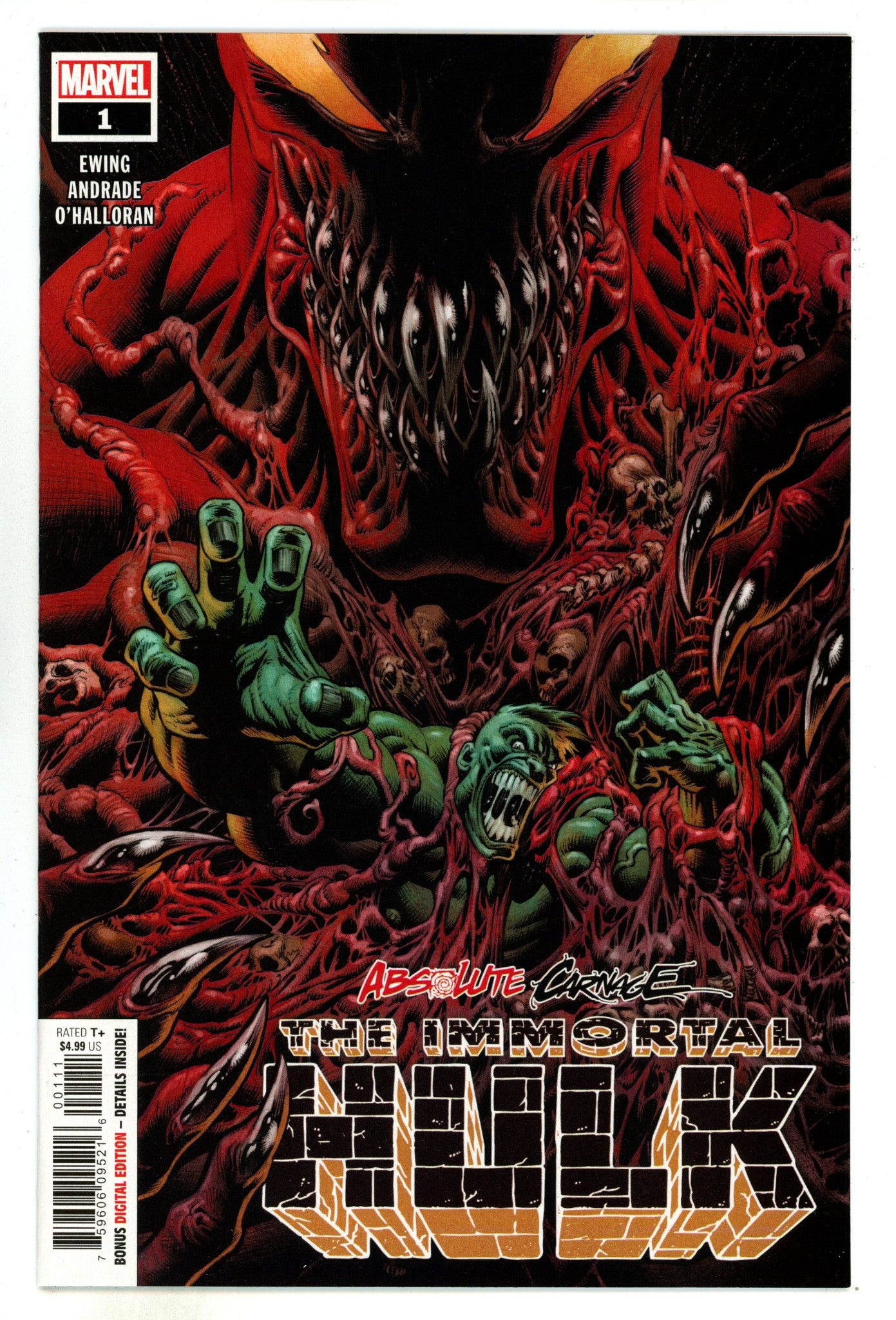 Absolute Carnage: Immortal Hulk 1 High Grade (2019) 