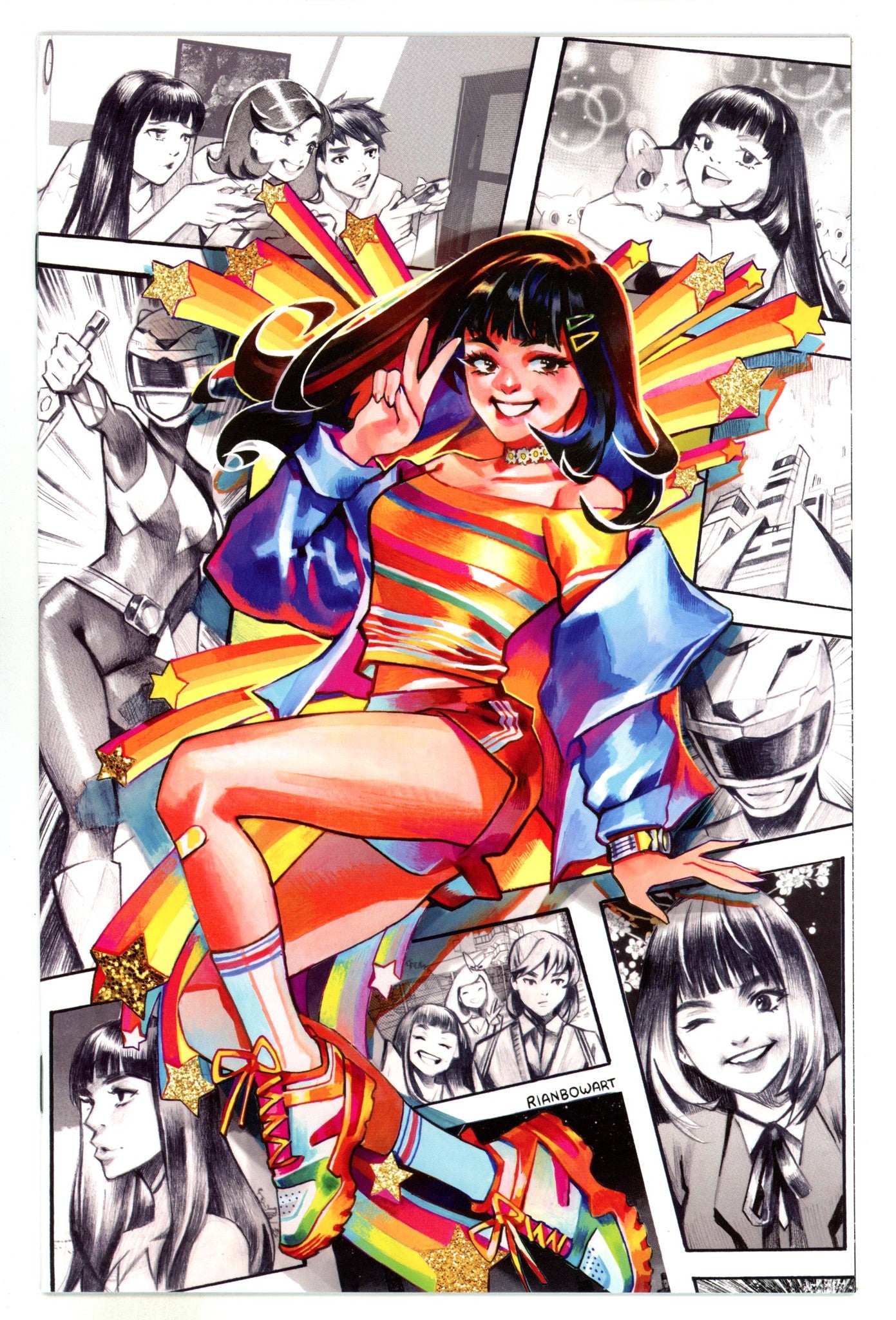 Power Rangers  9  NM (9.4)  (2021) Gonzales Virgin  One Per Store Variant  