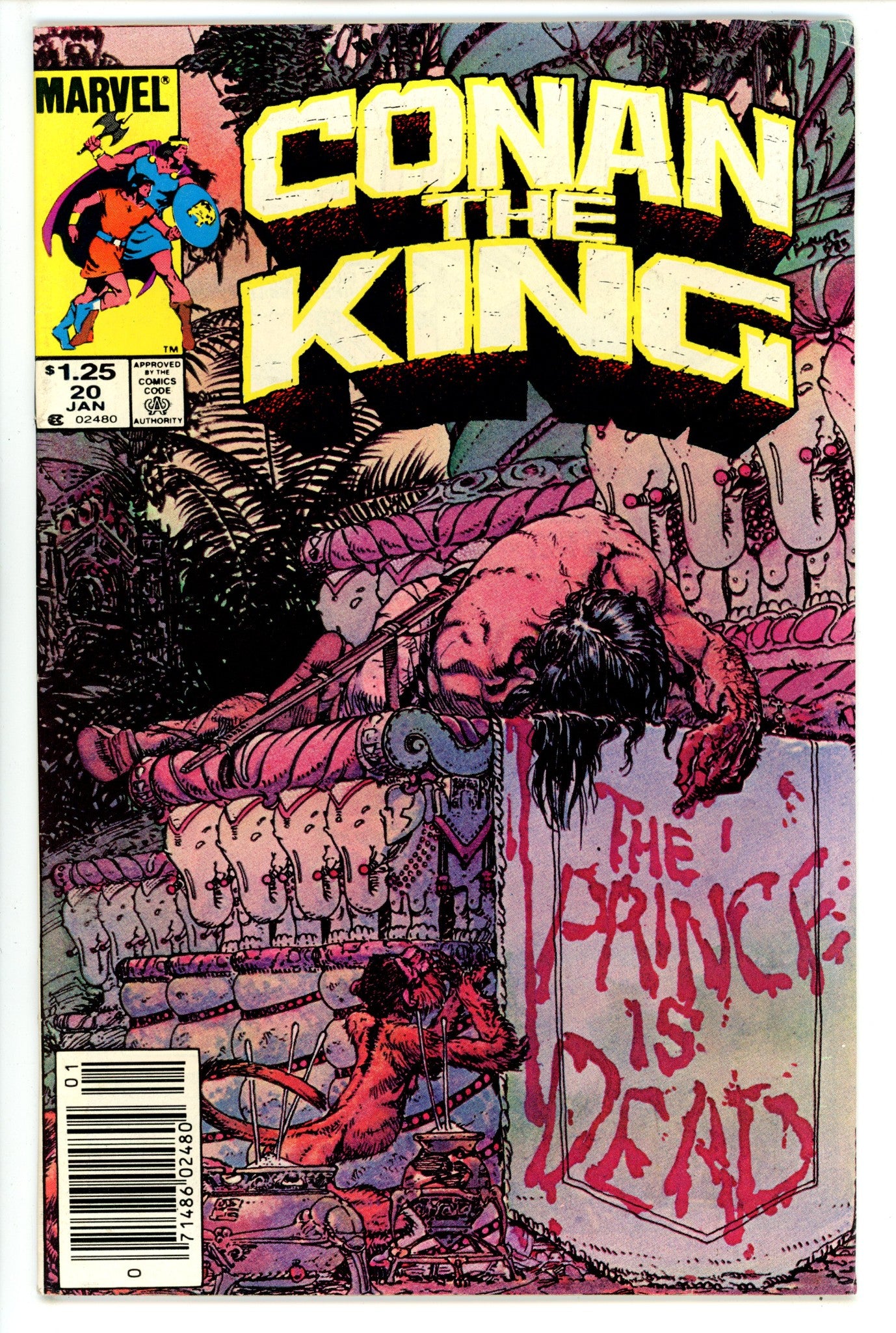 Conan the King 20 Canadian Variant FN- (1984)