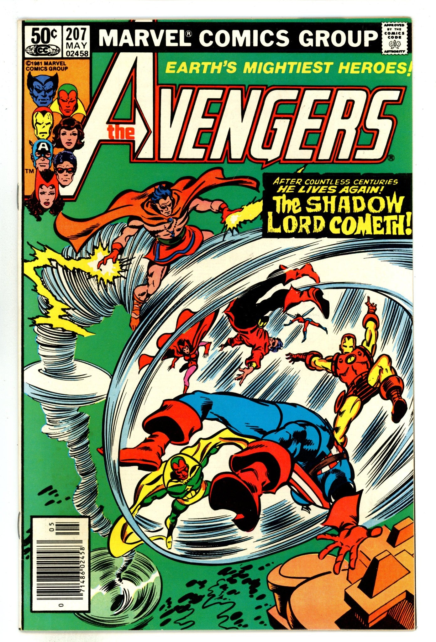 The Avengers Vol 1 207  High Grade   (1981)     Newsstand  