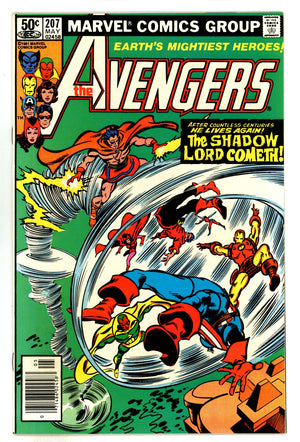 The Avengers Vol 1 207 High Grade (1981) Newsstand