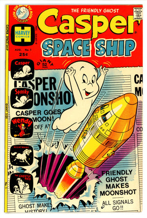Casper Space Ship 1 VF+ (8.5) (1972) 