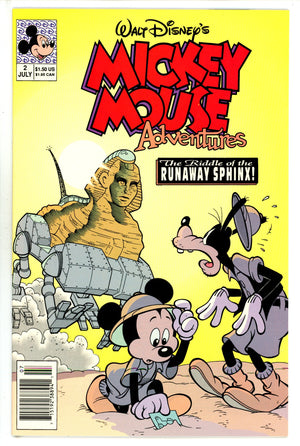 Mickey Mouse Adventures Vol 1 2 Newsstand NM (1990)