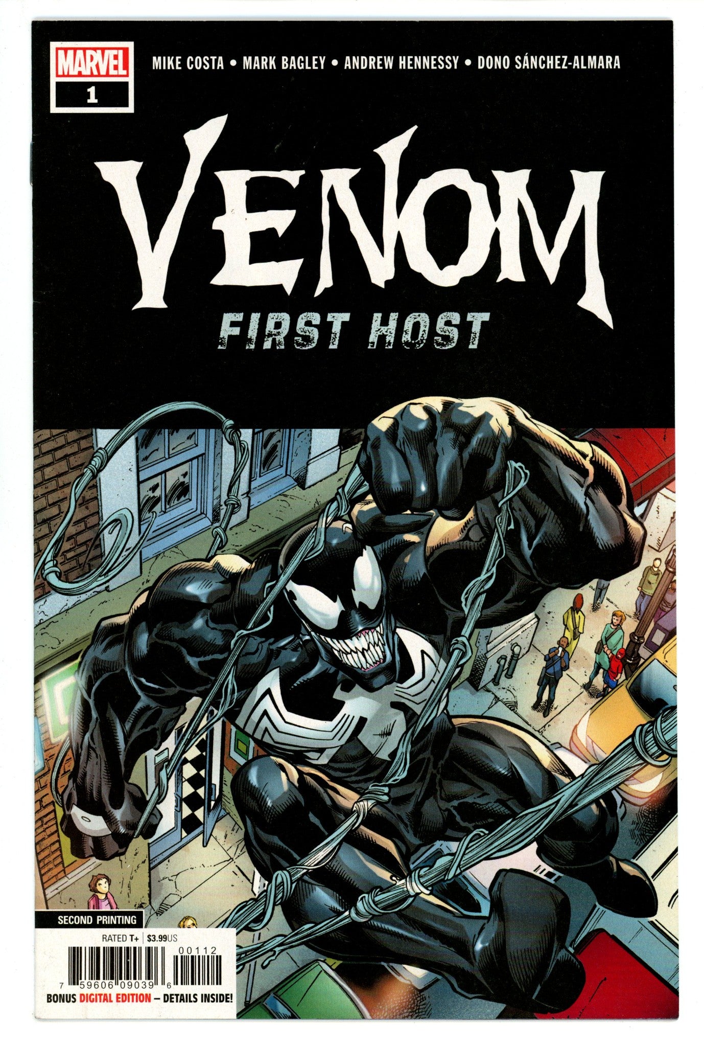 Venom: First Host 1 VF+ (8.5) (2018) 2nd Print 