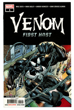 Venom: First Host 1 VF+ (8.5) (2018) 2nd Print