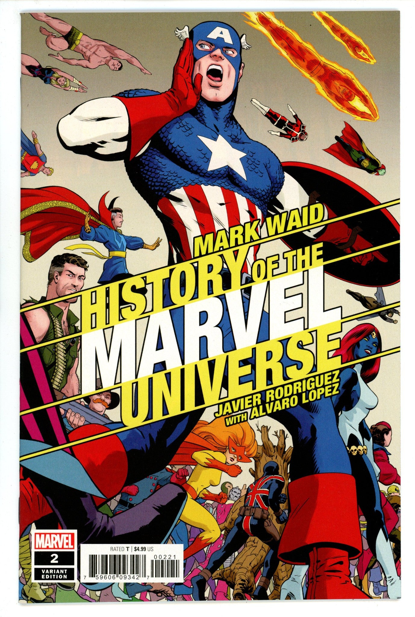 History of the Marvel Universe 2 High Grade (2019) RodrÃ­guez Variant 