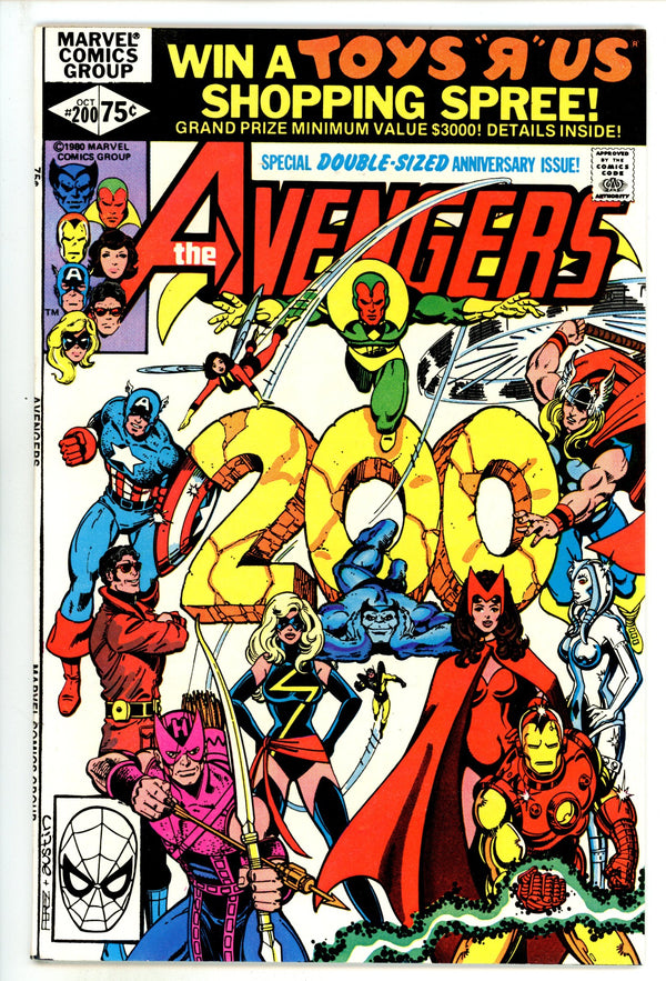 The Avengers Vol 1 200 VF/NM (9.0) (1980)