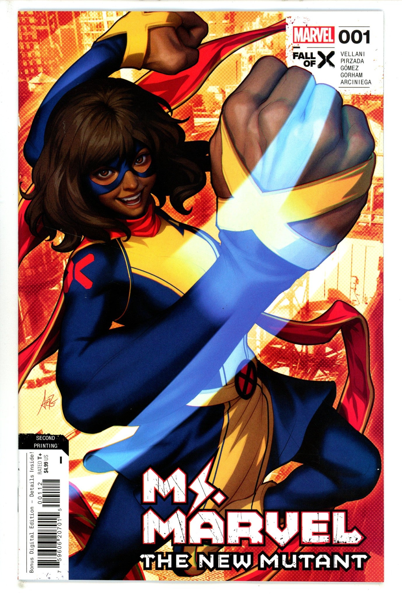 Ms Marvel New Mutant 1 Artgerm 2nd Print 2Nd Print (2023)
