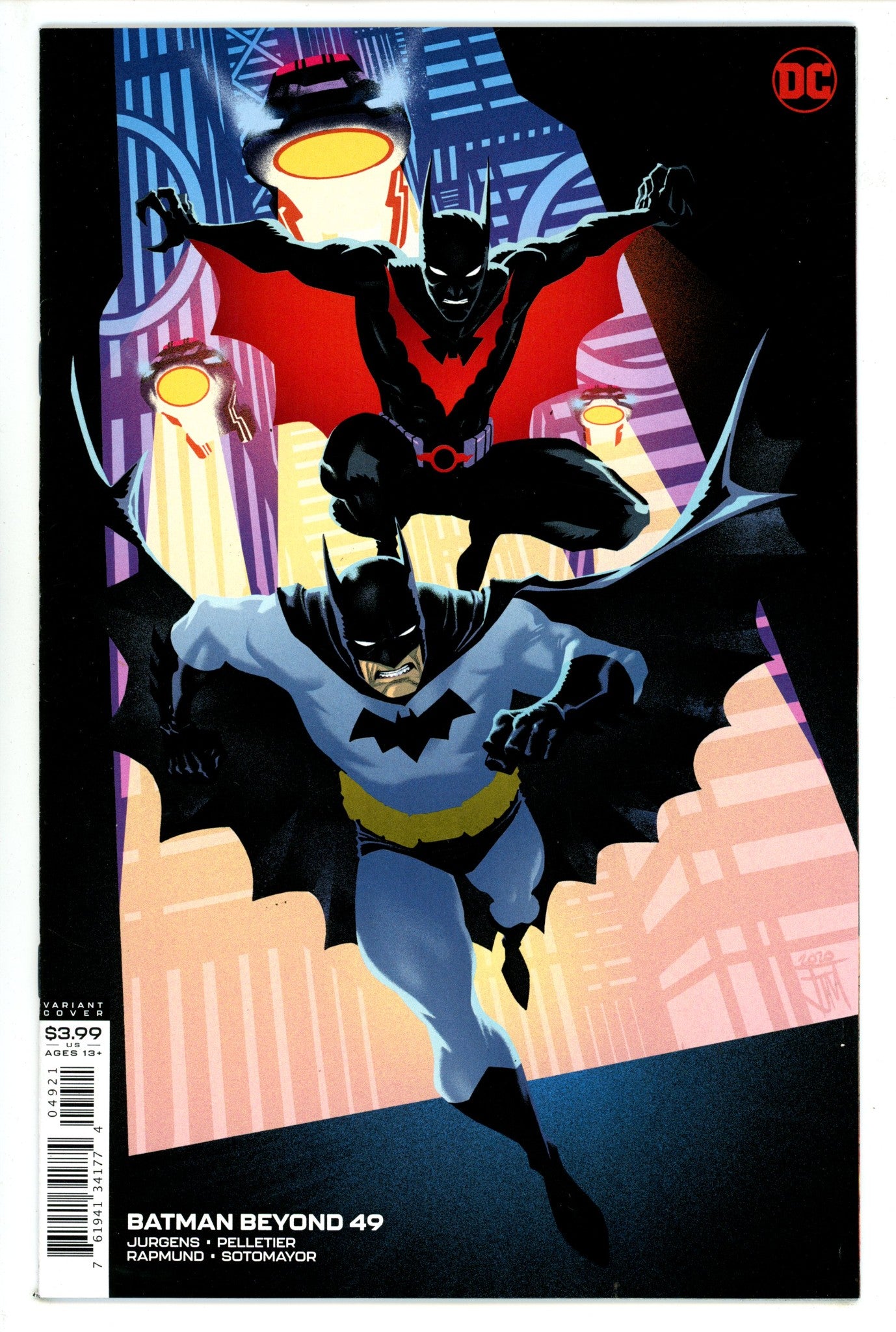 Batman Beyond Vol 6 49 High Grade (2021) Manapul Variant 