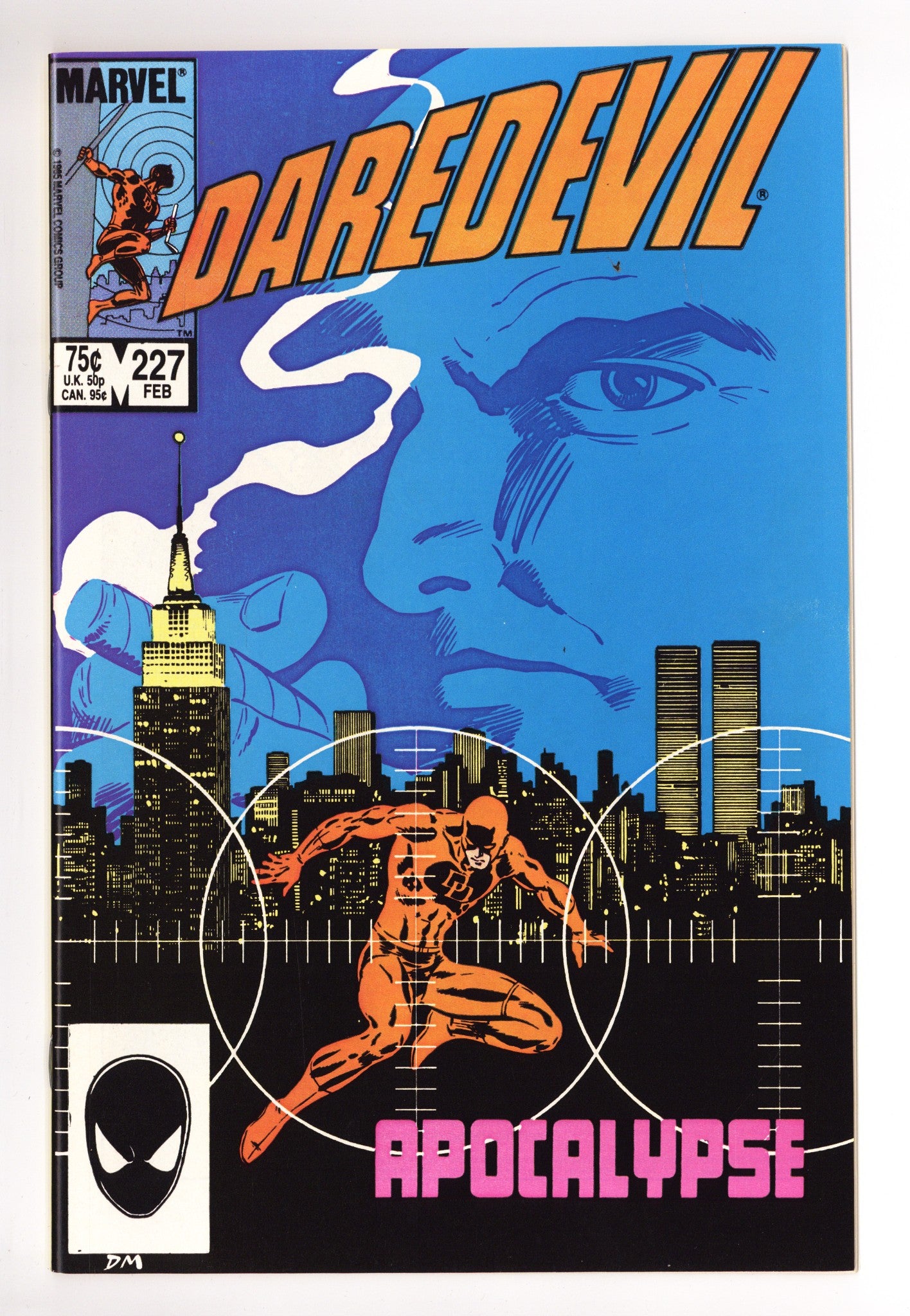 Daredevil Vol 1 227 NM- (9.2) (1986) 