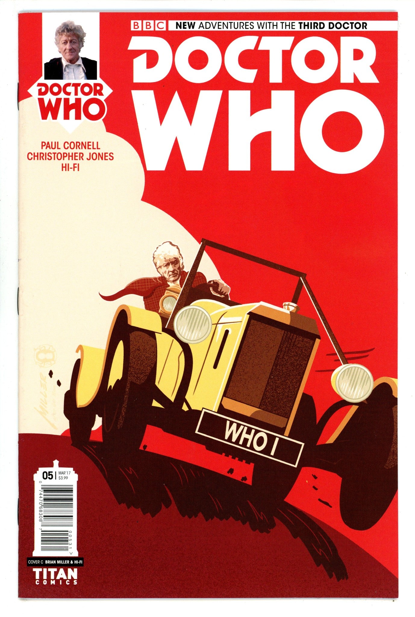 Doctor Who: The Third Doctor 5 High Grade (2017) Miller Variant 