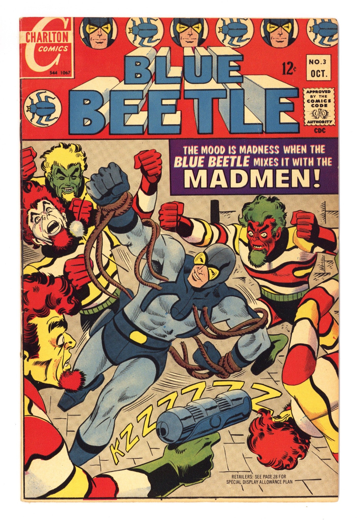Blue Beetle Vol 6 3 VF (8.0) (1967) 