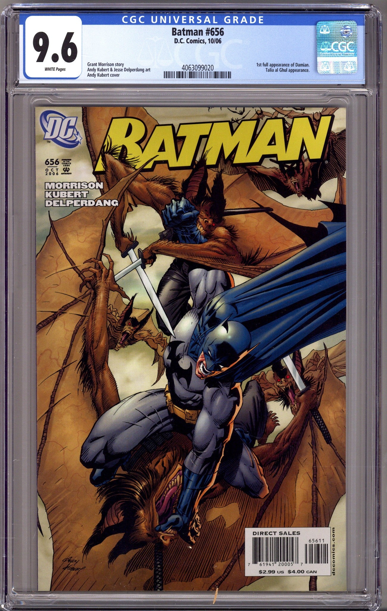 Batman Vol 1 656 CGC 9.6 (NM+) (2006) 