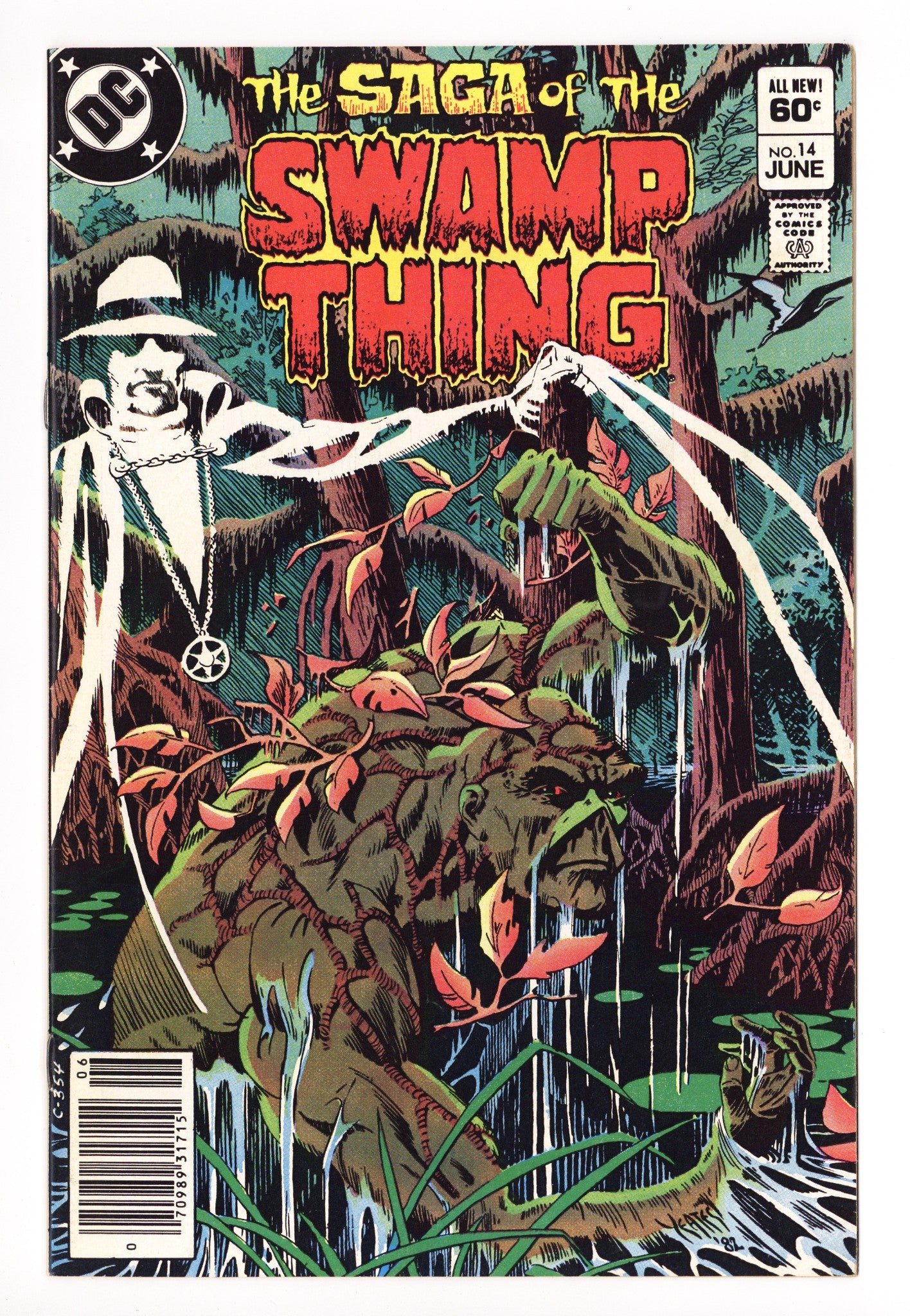 The Saga of Swamp Thing Vol 2 14 High Grade (1983) Newsstand 