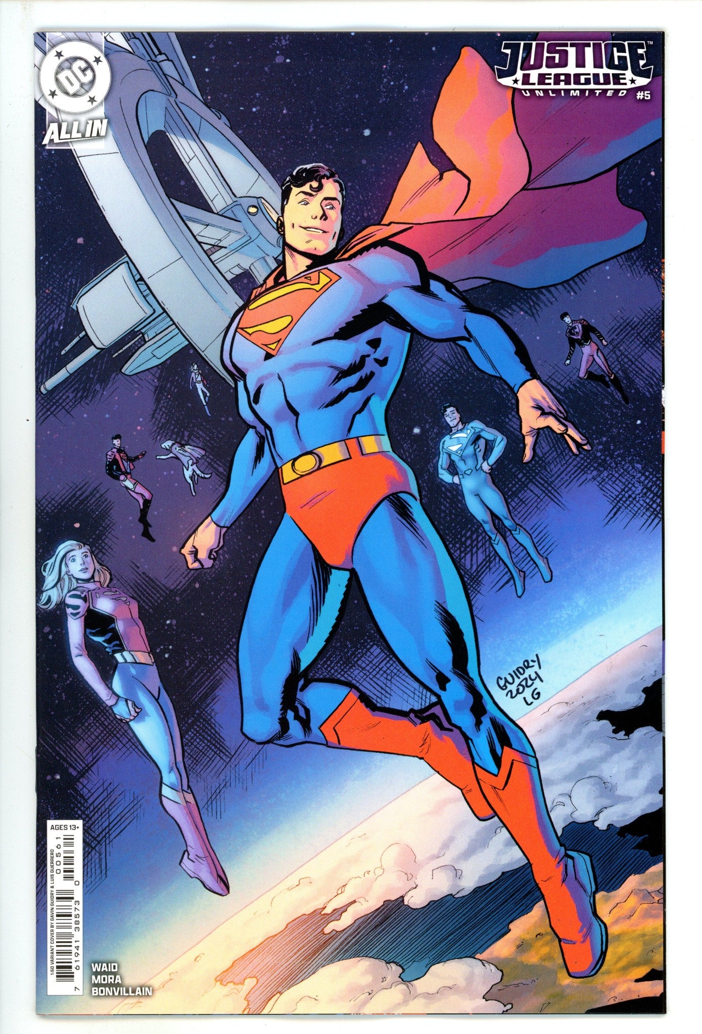 Justice League Unlimited Vol 2 5 Guidry Incentive Variant NM (2025)