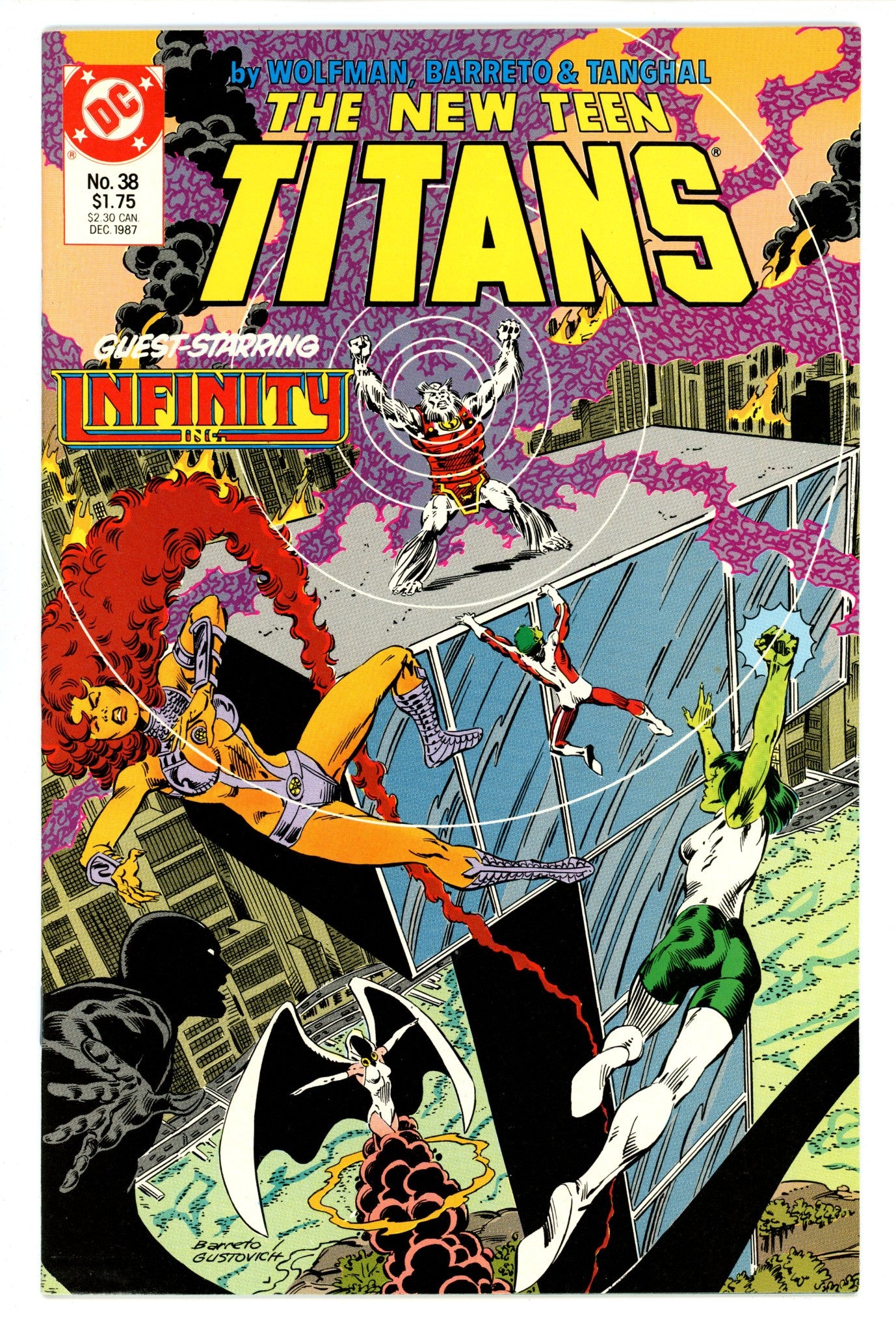 The New Teen Titans Vol 2 38 High Grade (1987) 