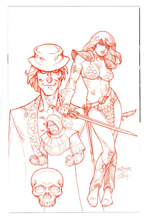 Red Sonja Death And The Devil 1 Linsner Red Line Art Virgin Incentive Variant (2024)