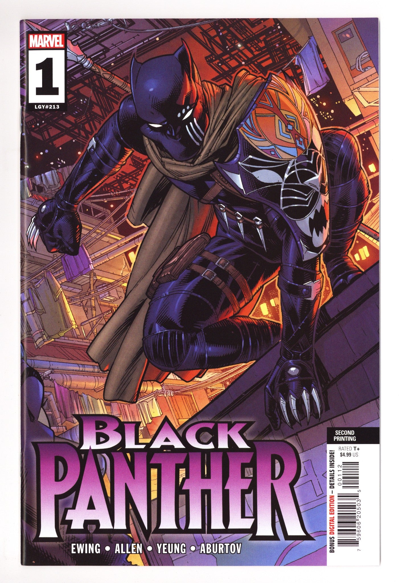 Black Panther Vol 9 1 (213)  High Grade   (2023)     2nd Print  