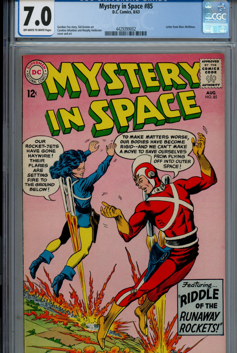 Mystery in Space Vol 1 85 CGC 7.0 (FN/VF) (1963) 