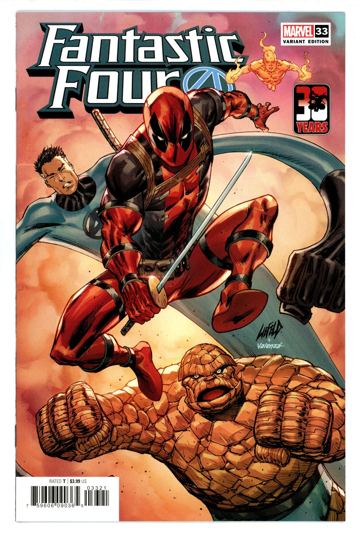 Fantastic Four Vol 6 33 (678) High Grade (2021) Liefeld Variant 