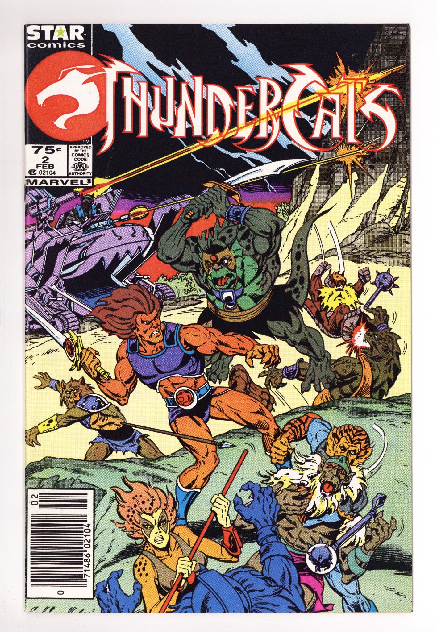 Thundercats 2 VF/NM (9.0) (1986) Canadian Price Variant 