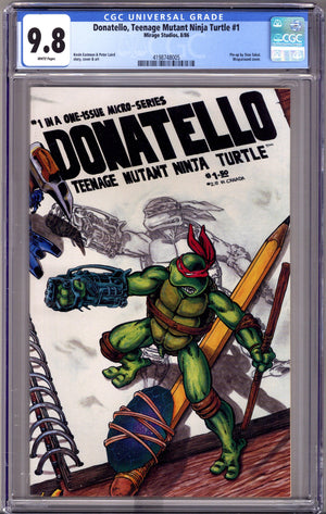 Donatello, Teenage Mutant Ninja Turtle   1 CGC 9.8 (NM/M)   (1986)