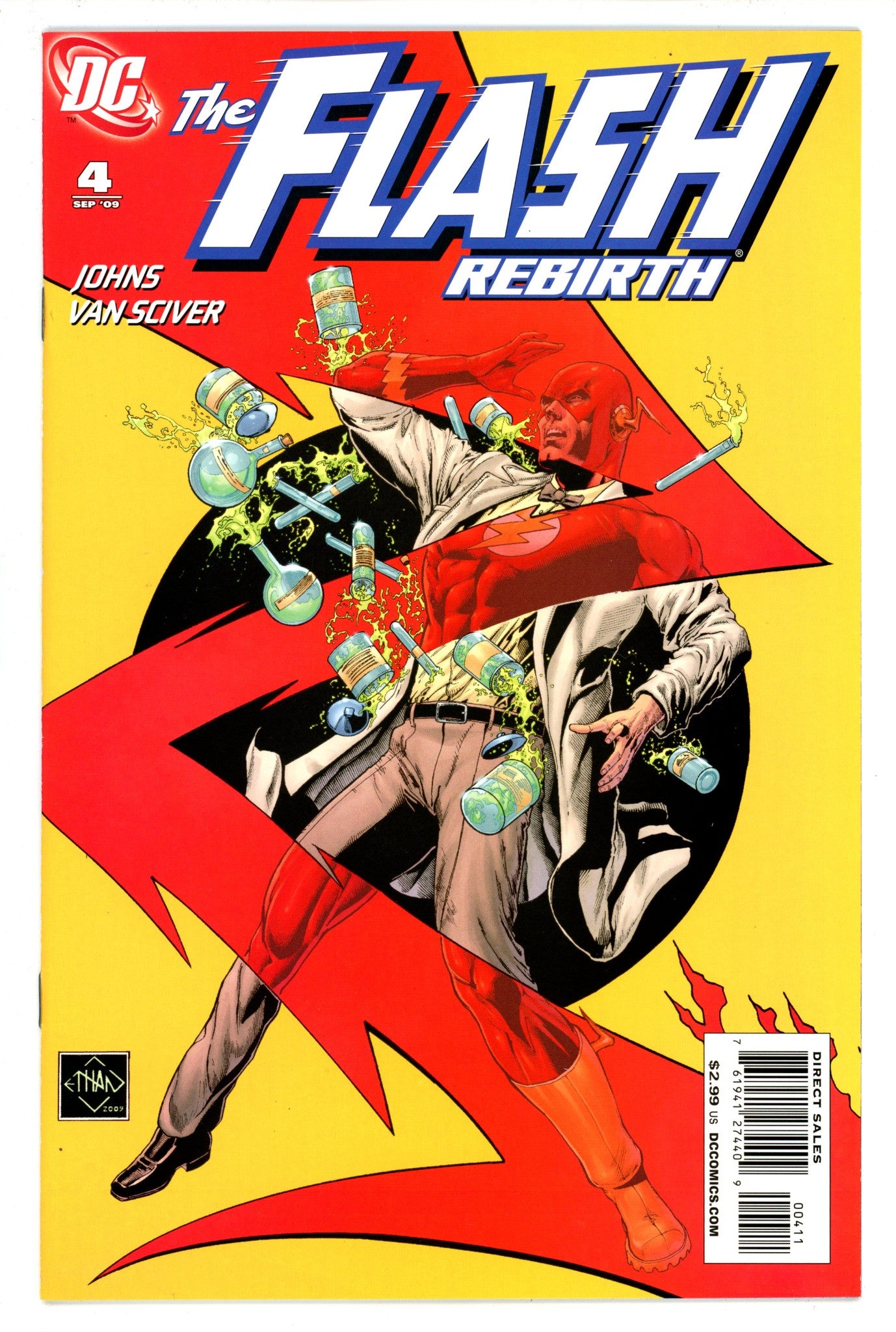 The Flash: Rebirth 4 High Grade (2009) 