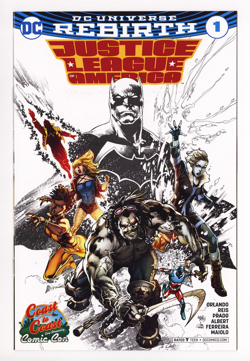 Justice League of America Vol 5 1 High Grade (2017) Con Variant 