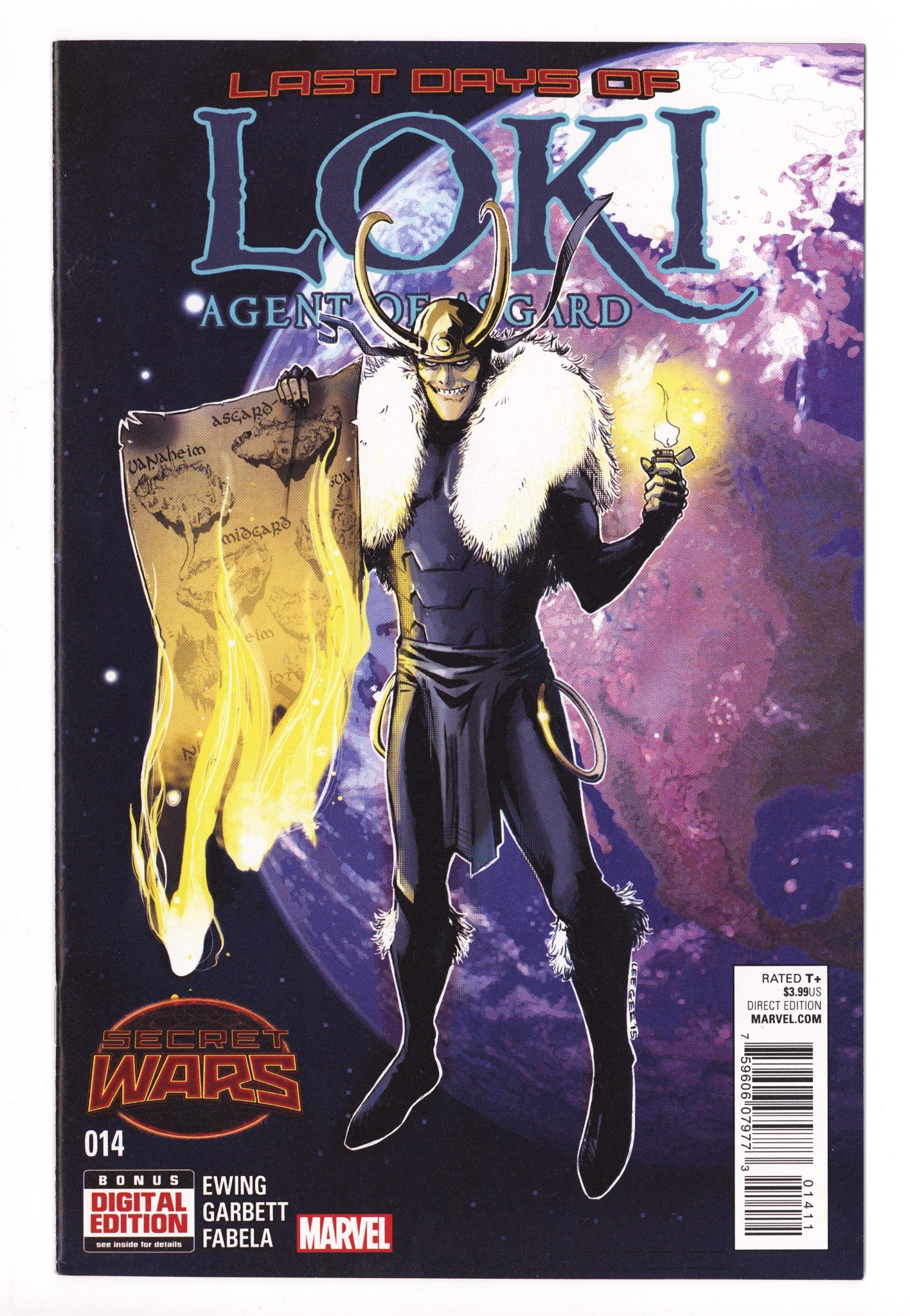 Loki: Agent of Asgard 14 High Grade (2015) 